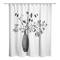 Monochromatic Floral IV 71" x 74" Shower Curtain